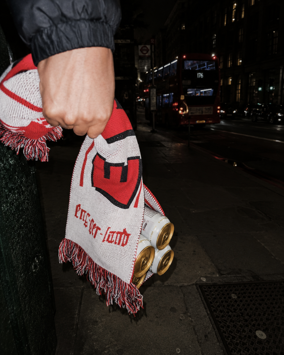Eng-ger-land Two Tone Scarf