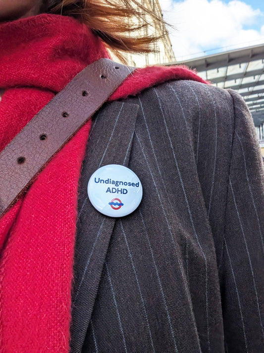 Undiagnosed ADHD Travel Pin