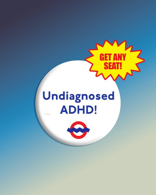 Undiagnosed ADHD Travel Pin